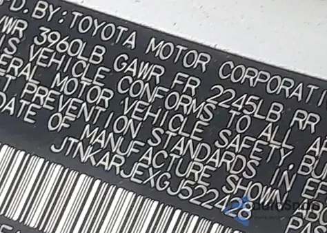 2016 Scion Im из США, поврежденный, VIN JTNKARJEXGJ52242